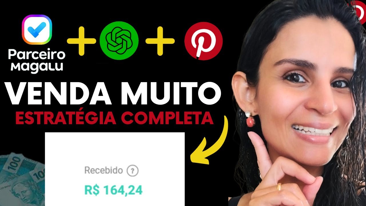 COMO VENDER NO PINTEREST COMO AFILIADO DO PARCEIRO MAGALU UTILIZANDO O CHATGPT (ESTRATÉGIA COMPLETA)