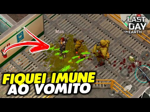 FIQUEI IMUNE AO VOMITO DOS ZUMBIS NO LABORATÓRIO - Last Day On Earth