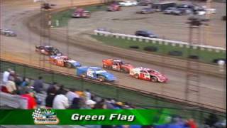 preview picture of video 'Miley Motor Sports / Pittsburgh's PA Motor Speedway - UMP Modified heat race from April 3, 2010'