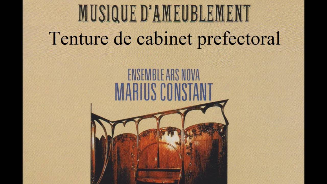 サティ　家具の音楽より「県知事の私室の壁紙」　コンスタン指揮ＥＡＮ