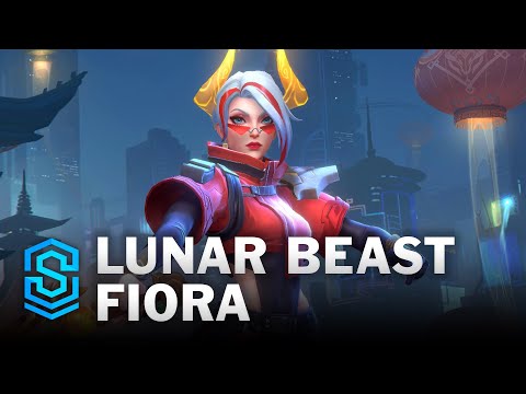 Lunar Beast Fiora Wild Rift Skin Spotlight