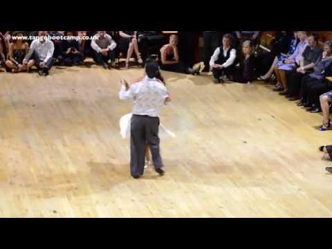  Cristina Ladas  and  Homer Ladas  are  dancing  at  England International Tango Festival  in  2013