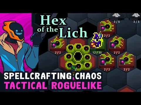 Spellcrafting Chaos Tactical Roguelike - Hex of the Lich