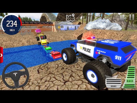 Juegos De Carros - Police Monster Truck Stunts Driver Simulator 3D #1 - Android Gameplay Walkthrough