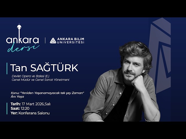 Tan Sağtürk at Our University: An Inspiring Talk on Opera and Ballet
