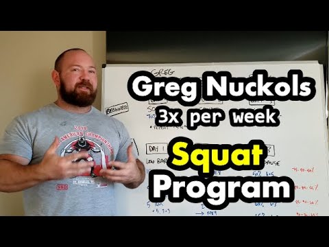 Part 6 - 3x Per Week SQUAT PROGRAM REVIEW - Greg Nuckols 28 Free Programs - High Frequency Squatting