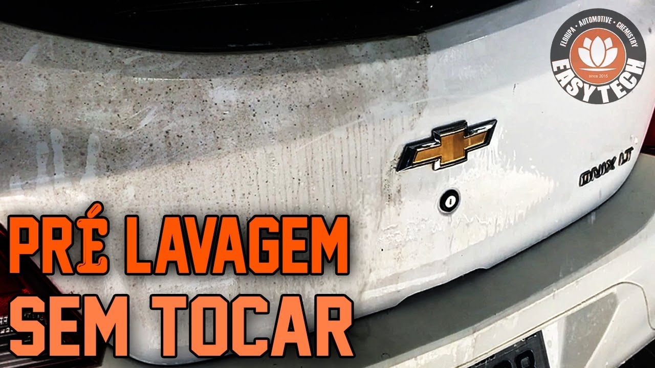 PRÉ LAVAGEM DO CARRO SEM TOCAR - AÇÃO DO SHAMPOO