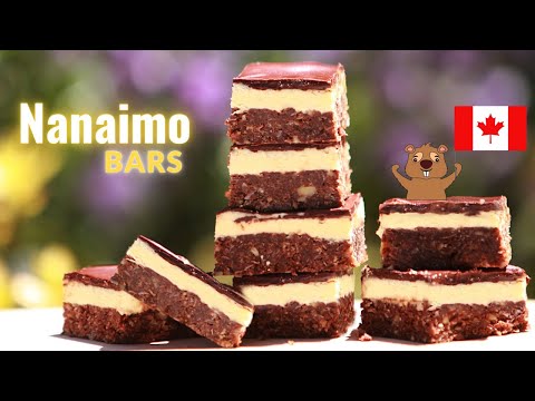 Nanaimo Bars | NO BAKE Recipe | BEST Canadian Dessert