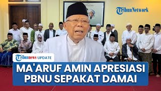 Maruf Amin Apresiasi Kesepakatan Muktamar NU Digelar Bersama hingga Gus Yahya Rangkul Rais Aam