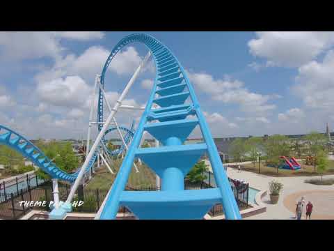 On-ride point of view of Rollin' Thunder