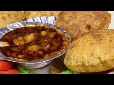 Bedmi Puri with Spicy Lentil Stuffing and Potato Topping (Uttar Pradesh & Rajasthan Specialty)