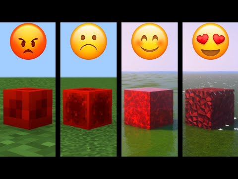 Shimmy - redstone block with different emoji
