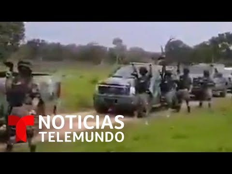 Presuntos integrantes del Cártel Jalisco Nueva Generación exhiben poder | Noticias Telemundo