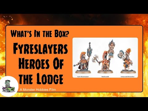 What's in the Box? Games Workshop Fyreslayer Heroes - A Model Kit Unboxing Video