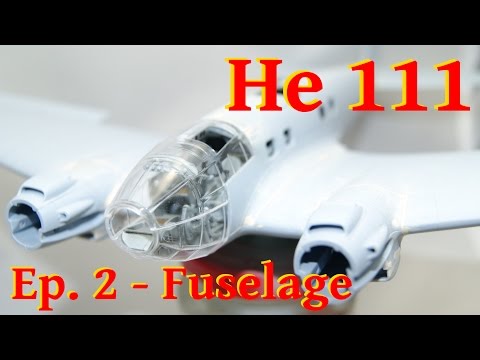 Model Heinkel 111 P-2 - 1/72 Airfix - Fuselage