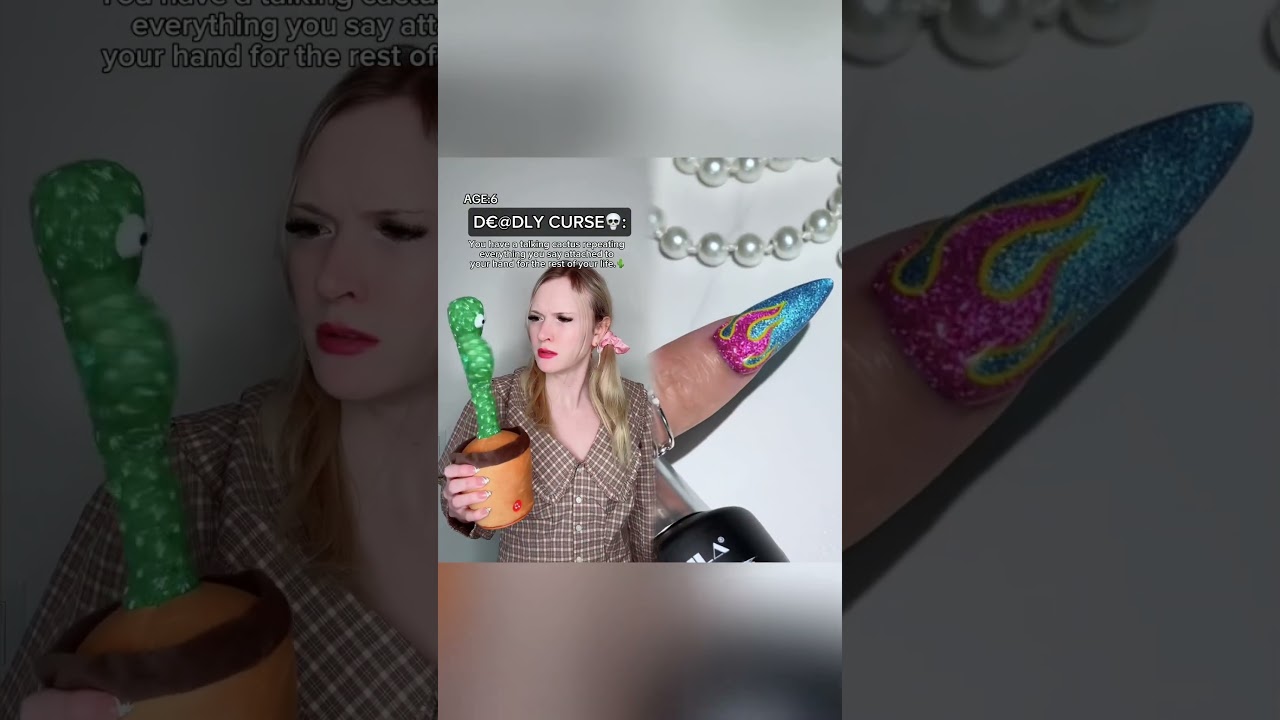 #pov You have a d€@dly curse where a talking cactus repeats everything you say.. #funny #foryou