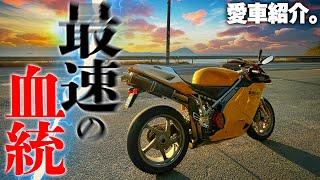 Download lagu 【愛車紹介】このDUCATIは『世界一美しいバイク』と言われた伝説のマシンなんだぜ！【superbike 748R】 mp3