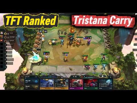 TFT Ranked CZ | 1. místo | 8x Yordle 3x Gunslinger 2x Defender | Tristana Carry
