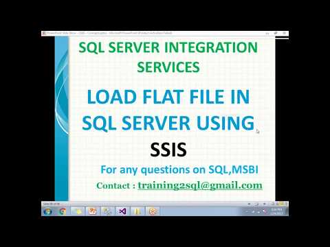 Load Flat File in SQL using SSIS
