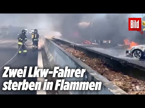 Tödlicher Unfall auf Autobahn Richtung Mailand