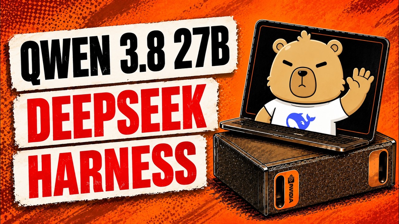 Qwen 3.8-27B in Deepseek Harness: This Is the Open-Source AI Stack to Beat