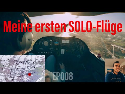 Endlich ALLEINE fliegen! Meine ersten Solo-Flüge - Fliegen lernen // EP008
