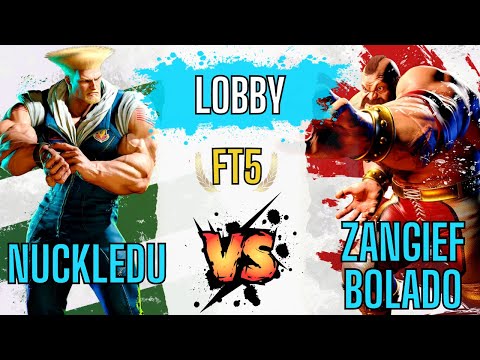 SF6 👊 Nuckledu (Guile) vs Zangief Bolado (Zangief) 👊 Lobby - FT5