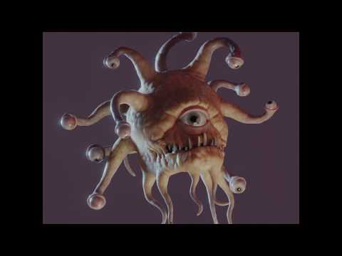 Beholder test animation - Blender 2.82 EEVEE