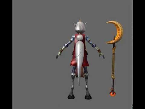 Soraka Default Before And After 3D Model