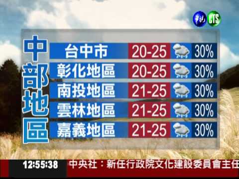 二月十五日華視午間氣象