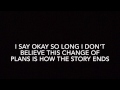 All Time Low - How The Story Ends Lyrics 