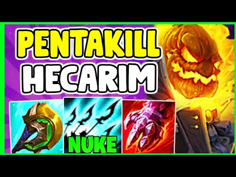 S+ HOW TO PLAY HECARIM JUNGLE & SOLO CARRY IN SEASON 11 | Hecarim Guide S11 - League Of Legends