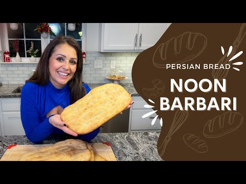 Persian Bread / Noon Barbari Recipe/ نون بربری