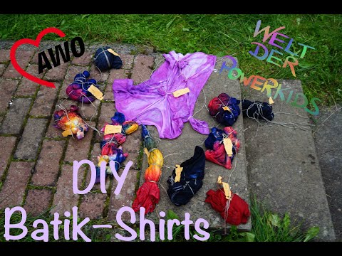 DIY Batik-Shirts ✂️ 👚