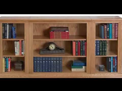Bookcases with glass doors