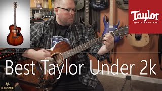 Video thumbnail for Best Taylor Guitar Under 2k? 224ce-K Deluxe Review by GearZombie