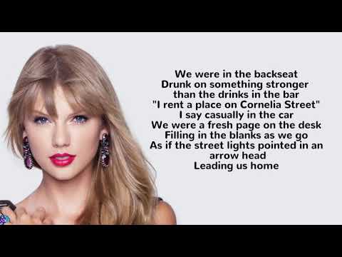 Taylor Swift - Cornelia Street lyrics