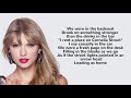 Taylor Swift - Cornelia Street lyrics