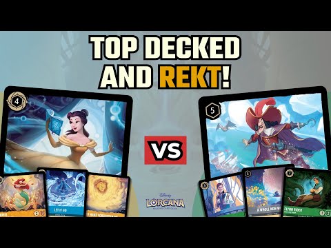 ☠ DID NOT See This Coming! - Disney Lorcana Gameplay (Princess Ramp v Green Steel Game 2) - YouTube