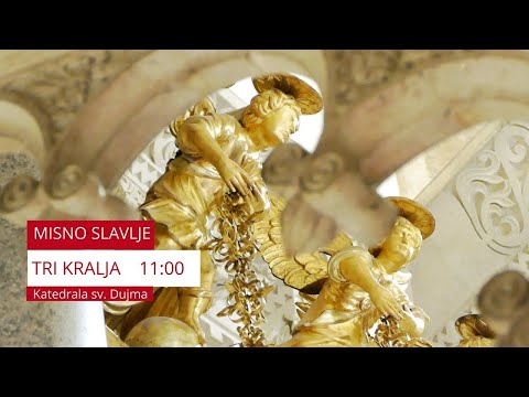 Svetkovina Bogojavljenja -  Sv. Misa UŽIVO - katedrala sv. Dujma - Split 06.01.2021.