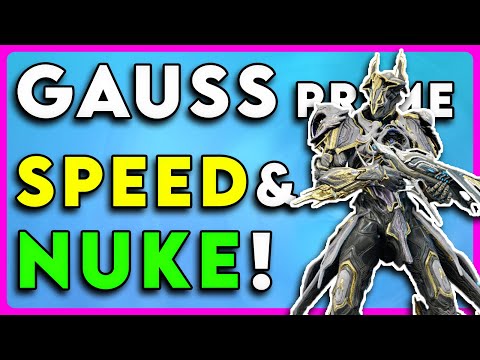 Warframe Gauss Prime Build 2025 | The PERFECT Nuke for Steel Path!