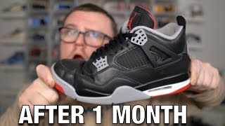 UPDATE: AFTER WEARING JORDAN 4 BRED REIMAGINED EVERY DAY FOR 1 MONTH (Pros and Cons)