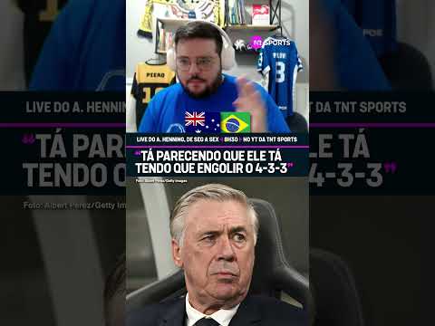 “TÁ PARECENDO QUE ELE TÁ TENDO QUE ENGOLIR O 4-3-3” 🇧🇷 #shorts