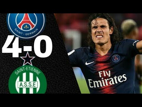 PSG Vs St. Etienne 4 - 0, full Highlights 15/09/2018