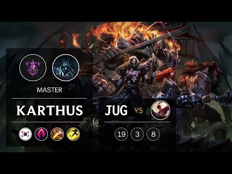 Karthus Jungle vs Lee Sin - KR Master Patch 9.6
