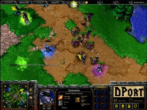 WarCraft 3: 2v2 Cash (OC)  + Foggy (NE)  vs Sonik (NE) + KraV (UD)