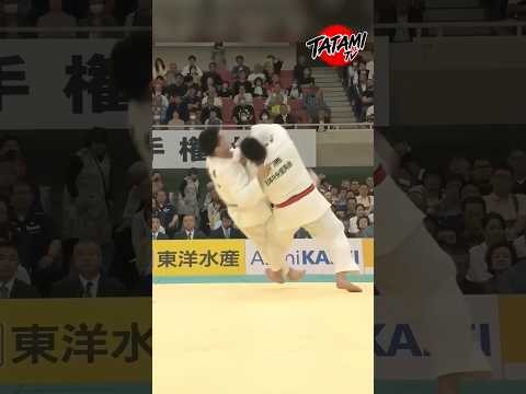 一瞬の足技で一本！日本柔道の美しさ 🇯🇵 #柔道 #スポーツ #judo