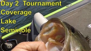 Day 2 Tournament coverage Lake Seminole. Adjustments must happen!