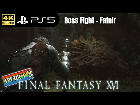 Final Fantasy XVI PS5 Full Playthrough Gameplay Part 3 - No Commentary [4K-QUALITY mode]