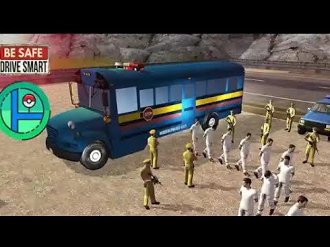 Indian Police Bus Simulator #2 | Bus Transporter New Blue Bus Unlocked | Android Gameplay FHD